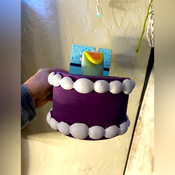 Pet Toys Celebration large Squishy Squeaky Chew Toy Buttons and Bones - Picture 1 of 3